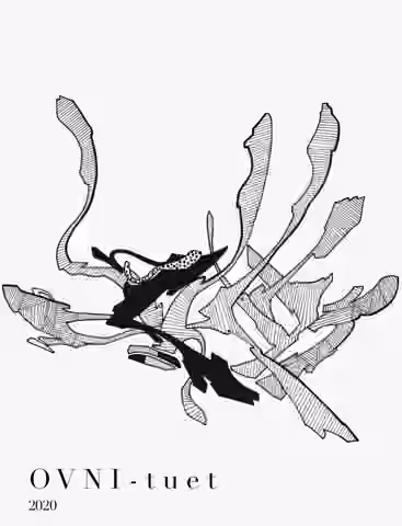 Painting 'Design' by Julius-Hendrik Heims from the Ovni tuet Season, mixed media, 105×135 cm