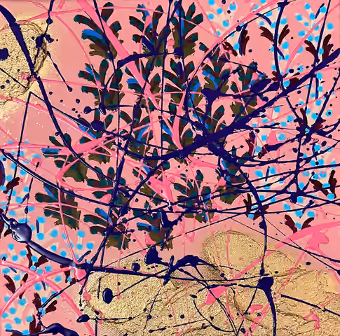 Cuadro «Thats the Truth» de Julius-Hendrik Heims de la Season Flowers, técnica mixta, 30×30 cm