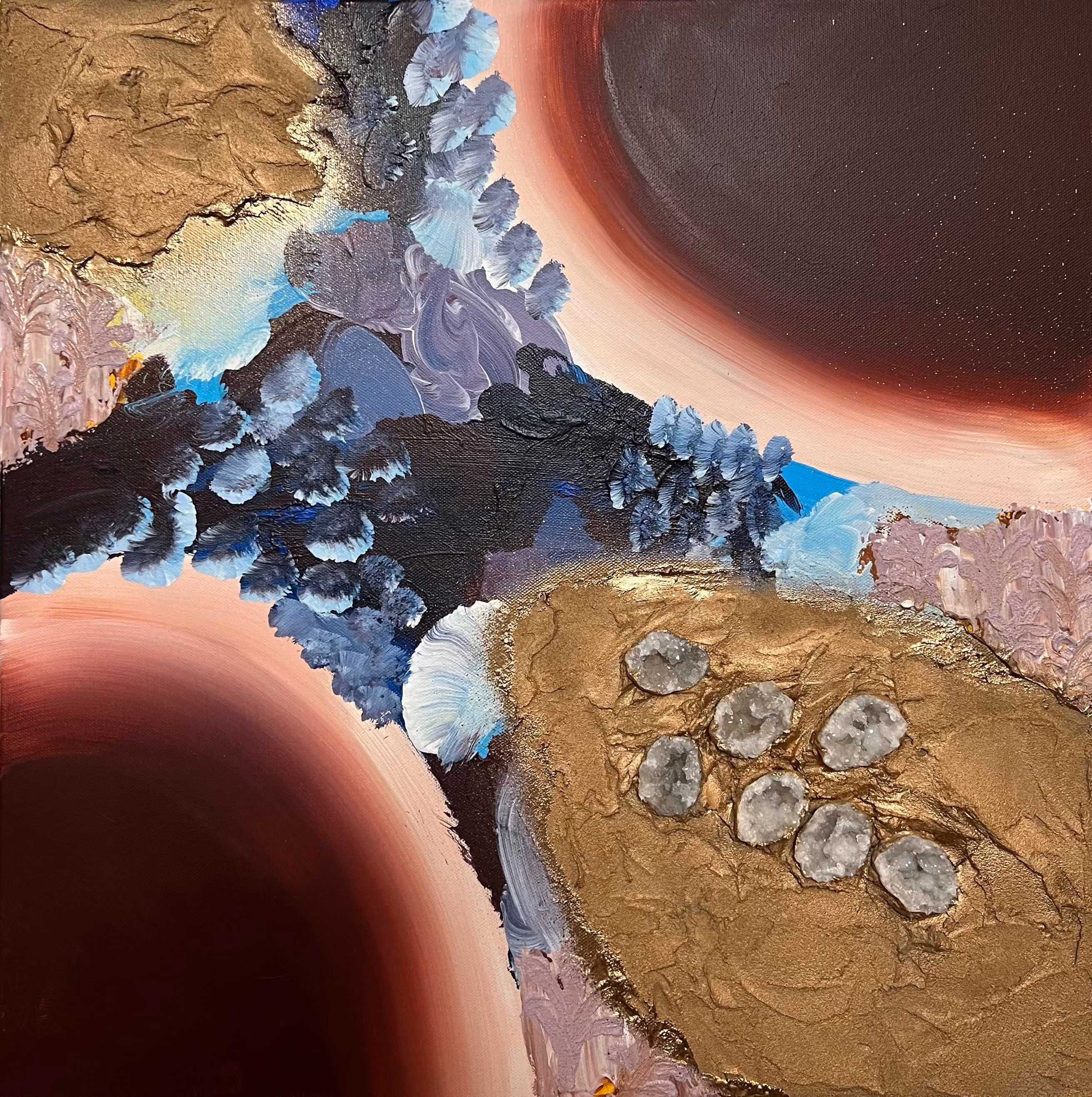 Cuadro «A Place Among The Stars» de Julius-Hendrik Heims de la Season Fusion, técnica mixta, 40×40 cm